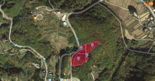 長野県長野市大岡甲(13.245㎡) 地目:山林