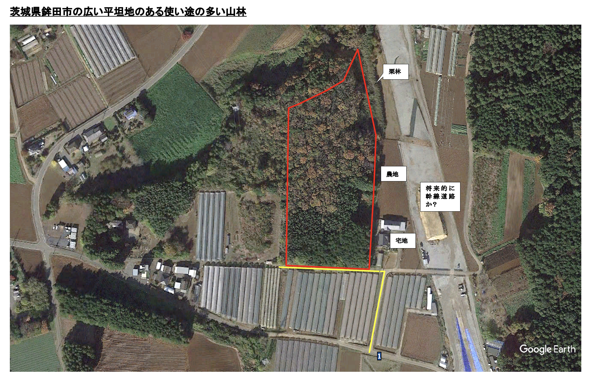 山原山林物件多数。